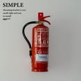 thumbnail image 3 of SHISUYAN 1 Set Fire Extinguisher Bracket L Wall Hanging Single Hook Fire Extinguisher Mount with Accessories, 3 of 8