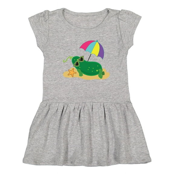 Inktastic Funny Pickle Lover Beach Food Girls Toddler Dress