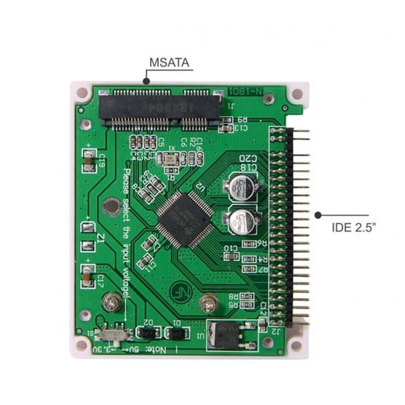 FVH Low Profile Half-Heigh mSATA SSD to 2.5 inch IDE 44pin Hard Disk Case Enclosure for Notebook Laptop
