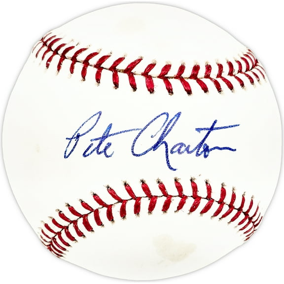 Pete Charton Autographed Official MLB Baseball Boston Red Sox SKU #225967