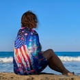 thumbnail image 3 of Independence Day Of The United States Flag Beach Towel, Microfiber Beach TowelsAbsorbent, Compact, Beach Blanket, Lightweight Towel for The Swimming, 3 of 7
