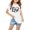 White, variant on Odeerbi Kids Boys Girls T-shirt Fashion Cute Round Neck Short Sleeve Cotton Top