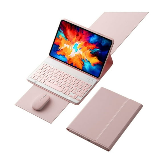 MATN Keyboard Mouse Case compatible with Galaxy Tab S6 Lite 10.4 P610 - Premium Protective Cover with Stand and Storage