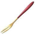 thumbnail image 3 of Fruit Forks Appetizer Dessert Forks Salad Forks Beautiful Colorful Stainless-Steel Forks for Party, Banquet, Cocktail, Dessert 5 inch 5 Packs, 3 of 7