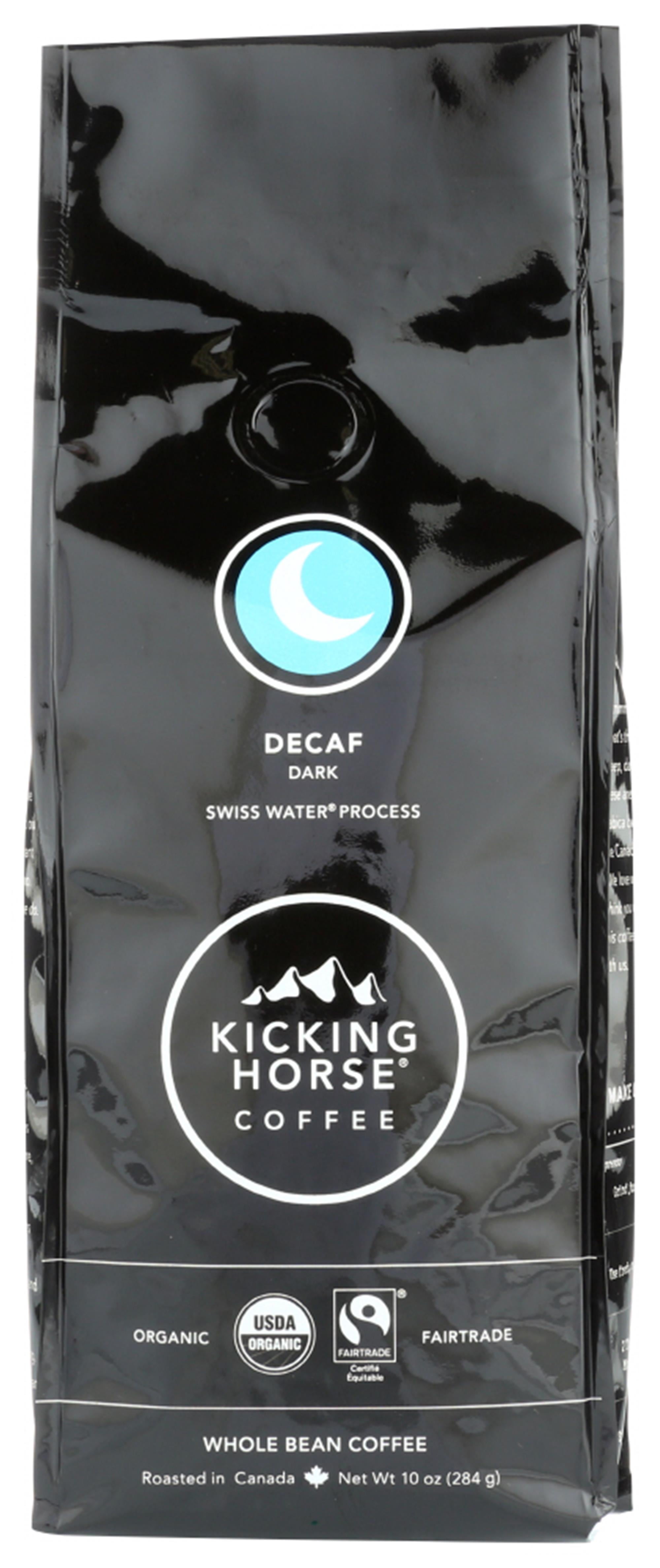 (2 pack) Kicking Horse Coffee Decaf Whole Bean Coffee, 10 Oz