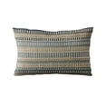 thumbnail image 5 of Plutus 20" x 30" Strings Stripe Luxury Throw Pillow in Blue, 5 of 9