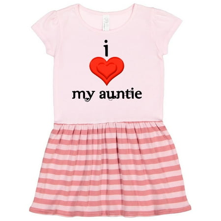 

Inktastic I love my Auntie Gift Toddler Girl Dress