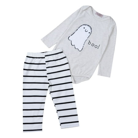 

Gupgi 2Pcs Baby Kids Boys Girls Long Sleeve Cartoon Tops Pants Clothes