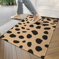 thumbnail image 4 of Brown and Black Of Leopard Print Door Rugs,Washable Non Slip Door Mats Indoor,Decorative Door Mats,Entry Mat Indoor for Entrance,Bedroom,Kitchen,Bathroom,17"x30", 4 of 6