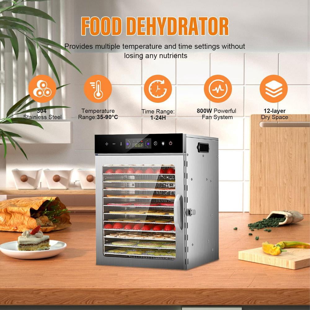 Excalibur 5-Tray Stackable Food Dehydrator Kitchen Machine, Black