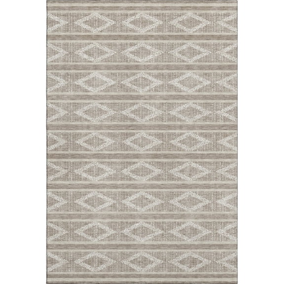 Dalyn Rugs Premium Machine Washable Mayfield AMF1029 Taupe 5' x 7'6" Rug