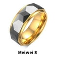 thumbnail image 2 of Qarigey Anillo de acero para hombre y mujer, anillos personalizados, joyería, accesorio decorativo portátil para compromiso, fiesta, fiesta, Ropa, zapatos y accesorios Miscelánea Talla 8 de EE. UU., 2 of 6
