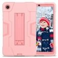 thumbnail image 2 of Dteck Case for Lenovo Tab M8 4th Generation 8.0-inch TB-300FU/TB-300XU,Shockproof 3-Layer Protection Armor Kids Friendly Case Heavy Duty Protective Kickstand Cover, Rosegold, 2 of 10