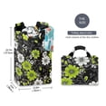 thumbnail image 2 of Yayeee Freestanding Laundry Hamper with Handle Collapsible Large Storage Basket for Clothes, White Flower Pattern, 2 of 7