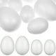 thumbnail image 5 of WORGEOUS 40 huevos de espuma, huevos de Pascua de espuma, huevos en blanco, huevos de espuma para manualidades de Halloween, adorno de huevo de Pascua sin terminar, 5 of 7