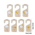 thumbnail image 3 of Set of 7 Baby Hanger Dividers Nursery Clothes Separators Clothing Organization Partition for Newborns to Toddler, 3 of 9