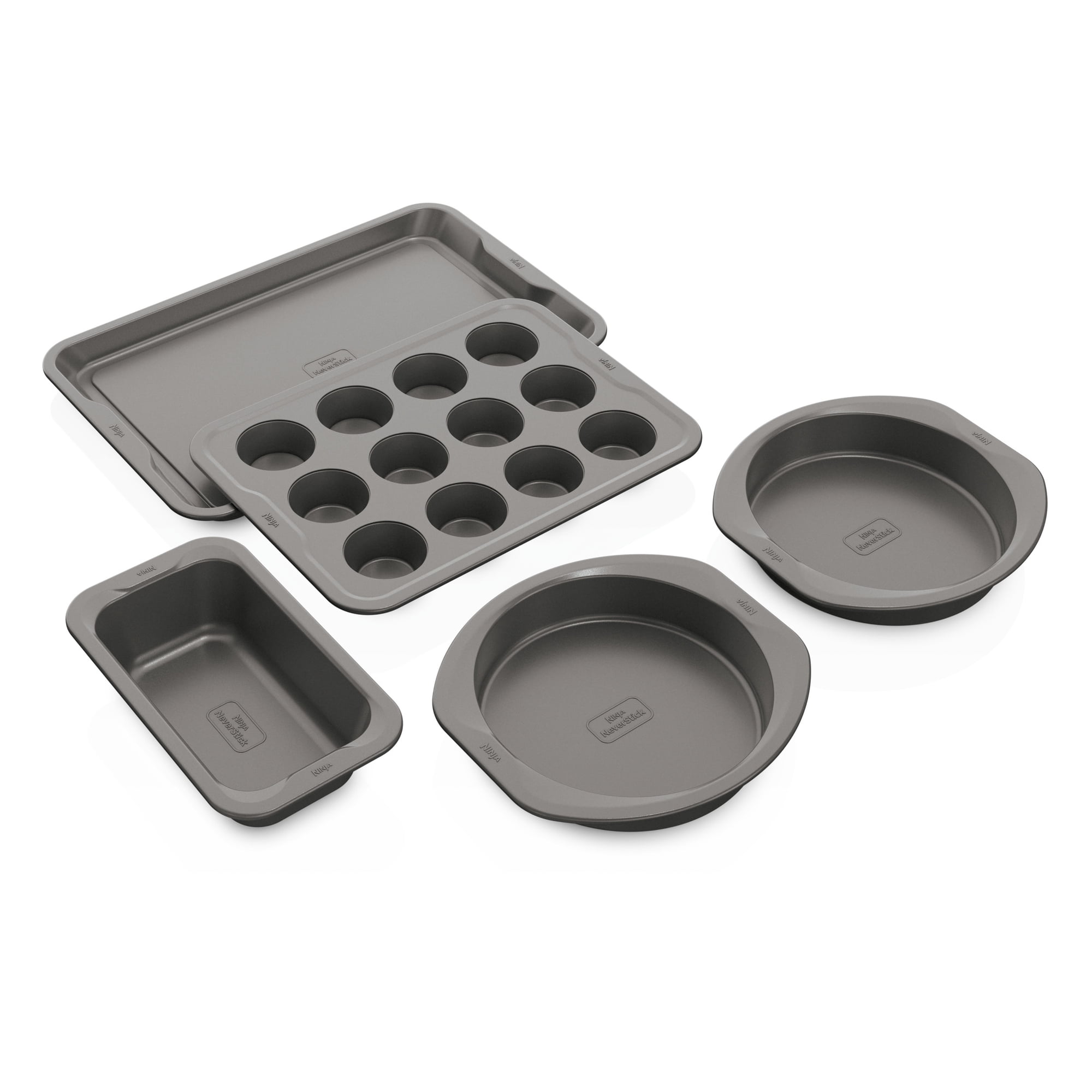 Ninja Foodi NeverStick Premium 5-Piece Bakeware Set, Aluminum, Oven Safe