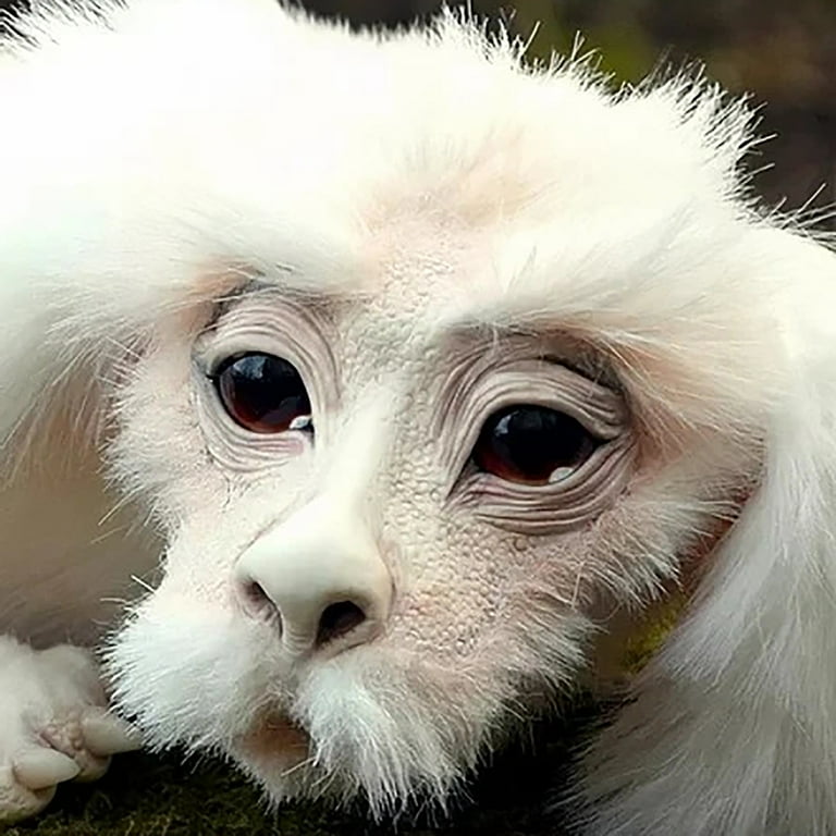 PAHAYU Falkor Jouet en peluche Dragon porte-bonheur de The Neverending  Story Fait à la main Adorable peluche douce Falkor le Dragon porte-bonheur  Poupée en peluche Cadeau pour la famille et les amis 