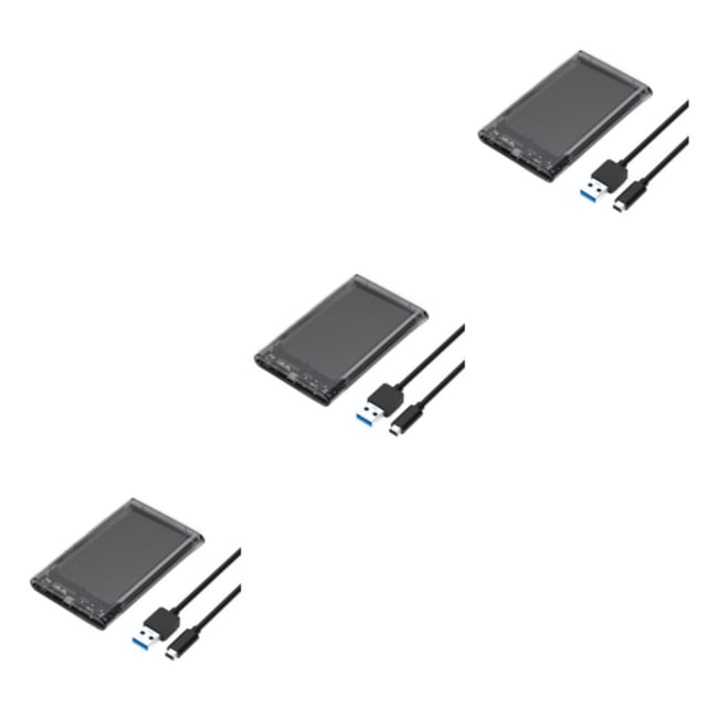 Caja HDD Injueey Transparente USB3.0 SSD Mecánica Externa SATA a USB 6TB Type4 NO4