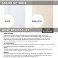 thumbnail image 6 of Premium Vinyl Blind, Room Darkening, Cordless, 35" Wide x 72" Long, Alabaster - Horizontal Window Blinds for Interior, Door Blinds - Camper Blinds,  Slat Size, 6 of 7