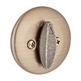 thumbnail image 3 of Kwikset Cerrojo de seguridad de un solo cilindro 660 con SmartKey&reg; en lat&oacute;n antiguo, 3 of 3
