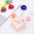 thumbnail image 5 of Uxcell 1.2 Inch Small Ribbon Flowers Satin Ribbon Flowers Mini Fabric Flowers Pink 150 Pcs, 5 of 6