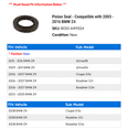 thumbnail image 2 of Pinion Seal - Compatible with 2003 - 2016 BMW Z4 2004 2005 2006 2007 2008 2009 2010 2011 2012 2013 2014 2015, 2 of 2