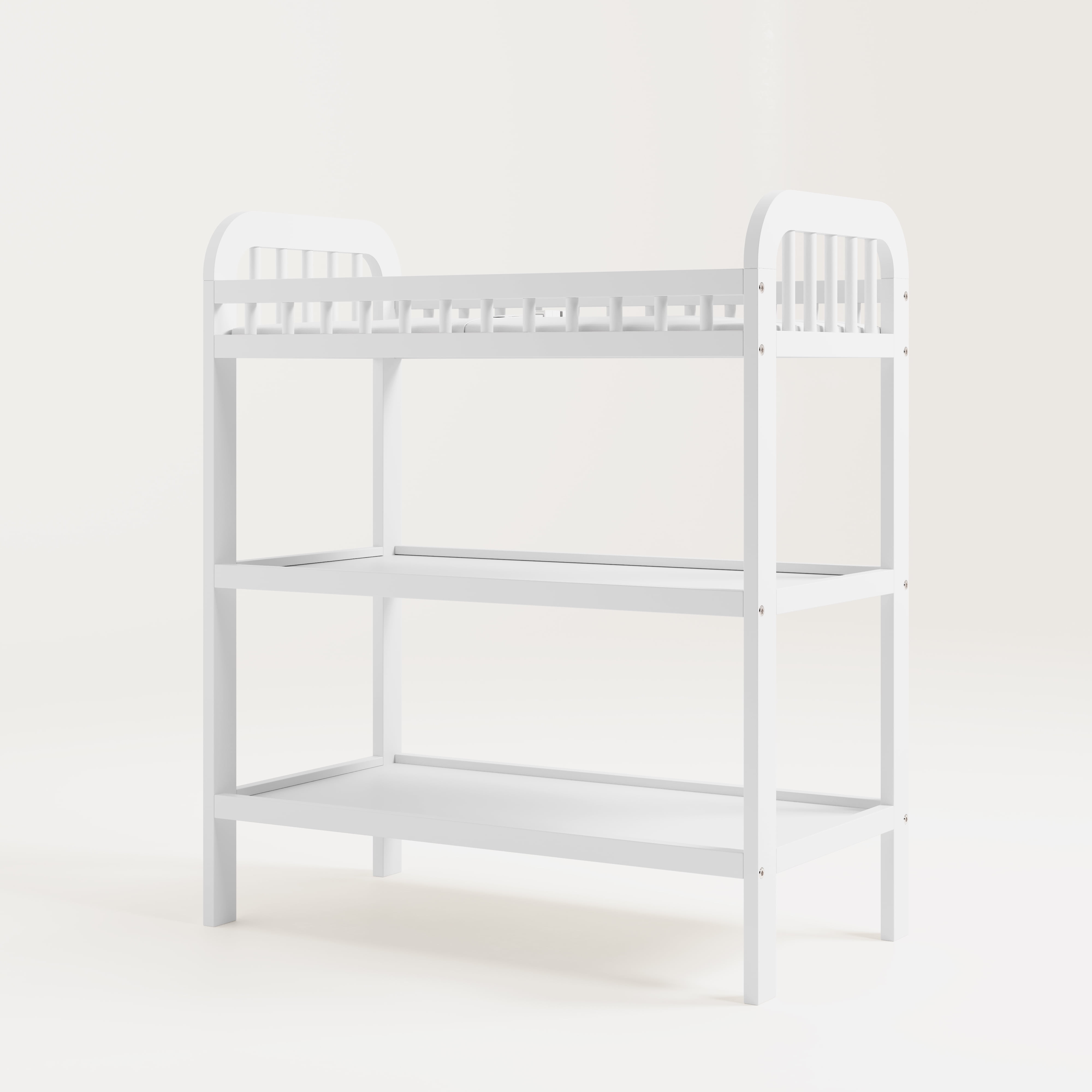 Storkcraft Pasadena Infant Changing Table with Changing Pad, White