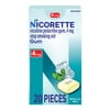 Nicorette Nicotine Gum, Stop Smoking Aids, 4 mg, White Ice Mint, 20 Count