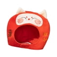 thumbnail image 4 of Cómodo Gorro De Peluche De Gato, Bonito Gorro De Peluche Para Juegos De Rol De Año Nuevo, 4 of 8