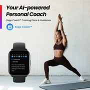 Amazfit Active Smart Watch 42mm,with AI Fitness & Sleep Coach, GPS, Bluetooth Calling & Music, 14 Day Battery, Fitness Tracker with 120+ Sports Modes, for Android & iPhone, Black