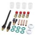 thumbnail image 1 of 23PCS Sunnimix TIG Stubby Gas Lens Collet Cup Kit de boquilla para WP 17 18 26 Antorcha de soldadura TIG, 1 of 8