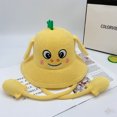 thumbnail image 1 of LNMQLPDBS Toddler Funny Hats Bunny Moving Ears Straw Hat with Pattern Embroided 3 Year Old Gifts Cute Jumping Ear Cap Wide Brim Sun Hat Boys&Girls for Summer Outdoor, 1 of 1