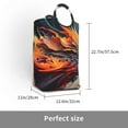 thumbnail image 2 of Salouo Dynamic Fire Bird Art for Dirty Clothes Hamper,Extra Large Hamper Basket Bin 1-Pack Big Laundry Baskets with Handles Laundry Hampers Fits for Bedroom & Living Room, 2 of 5