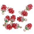 thumbnail image 2 of 10 Unidas Colgante de Fresa Fruta, Accesorios de Aleación de Joyería de Moda jinwen Pendiente de fruta de fresa, 2 of 7
