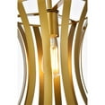 thumbnail image 5 of Indoor Home Decorative Midcentury Modern Lily 1 Light Pendant In Brass, 5 of 7