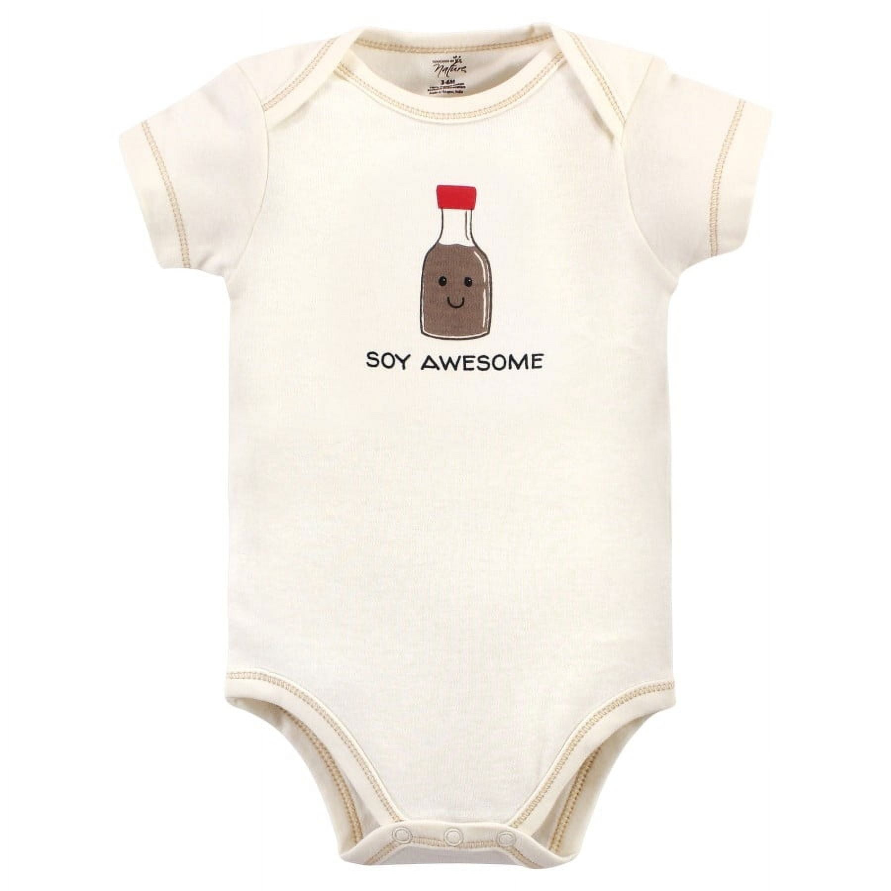 Touched by Nature Organic Cotton Bodysuits, Fortune Cookie, Preemie