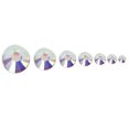 thumbnail image 2 of Maytalsory Sparkling White Glass Crystal Round Flat Back Rhinestones SS6 1400 Pcs, 2 of 6