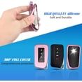 thumbnail image 4 of Key Fob Cover Compatible with Lexus ES GS NX LS RX RC GX LX 570 200 250 350 460 300 F 450h 600h Keychain Case Holder Protector,Pink, 4 of 6