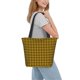thumbnail image 2 of Easygdp Retro Yellow and Black Houndstooth Bolso de Hombro para Mujer, Bolso Bandolera y Cartera de Mano Elegante para Uso Diario, 2 of 6