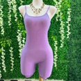 thumbnail image 3 of Bodysuit Body De Tirantes Para Mujer Casual Ajustado Color Lila Talla Unitalla Marca Emil SaEs, 3 of 4