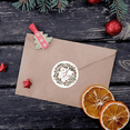 thumbnail image 3 of 500 Piezas de 1 Pulgada de Etiquetas de de Feliz Navidad, Saludos Festivos, Decoraciones de Agradecimiento, Serie de Pegatinas para Cajas de Regalo, 3 of 5