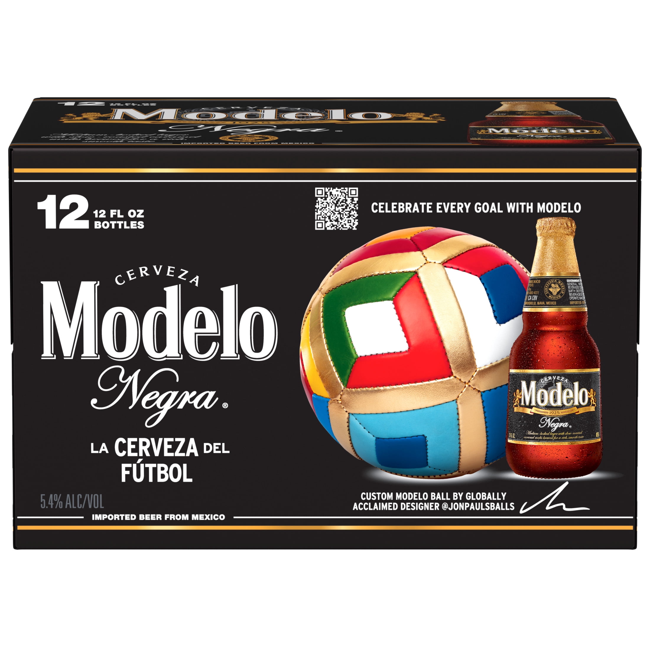 Modelo Negra Amber Lager Mexican Import Beer, 12 pack 12 fl. oz. Bottles, 5.4% ABV