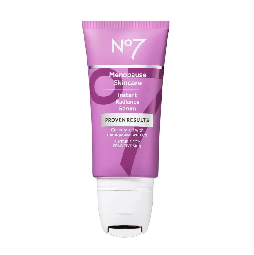 No7 Menopause Skincare Instant Radiance Serum Hyaluronic Acid and