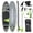 Green, variant on PRO MARINE 12' Inflatable Stand up Paddle Boards Adjustable Paddle SUP Carry Bag & Fast Pumping Orange