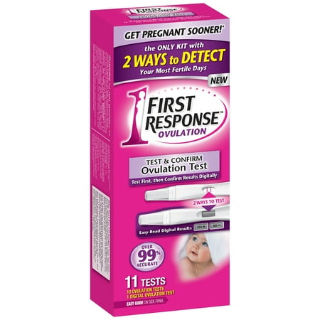 First Responseâ ¢ Test & Confirm Ovulation Tests 11 ct.