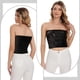 thumbnail image 4 of Tops cortos con lentejuelas brillantes para mujer, tops de tubo metalizados, top tipo corsé de sirena con purpurina sin tirantes para fiestas, clubes, Navidad, 30 x 30 cm, 4 of 8