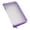 Purple, variant on Clear Zippered File Pouch Portable Transparent Textured Stationery Organizer Multifunctional Storage Bag for School Office Travel Receipt and Supplies Organization(Purple-21x12cm)