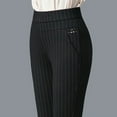 thumbnail image 4 of Sunsanly Women's Pants Stretch Work Slacks Business Casual Straight Leg High Waisted Wrinkle Resistant Fabric Mother Spring Pants Stretch Match Top Slim Fit Plus Size Pencil Pants Women Clothing, 4 of 8