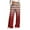 Red, variant on LYEAA Womens Pants Wide Leg Elastic Loose Plus Size Drawstring Mid Waist Long Pants Casual Gradient Baggy Comfort Pants Soft Pants Blue S